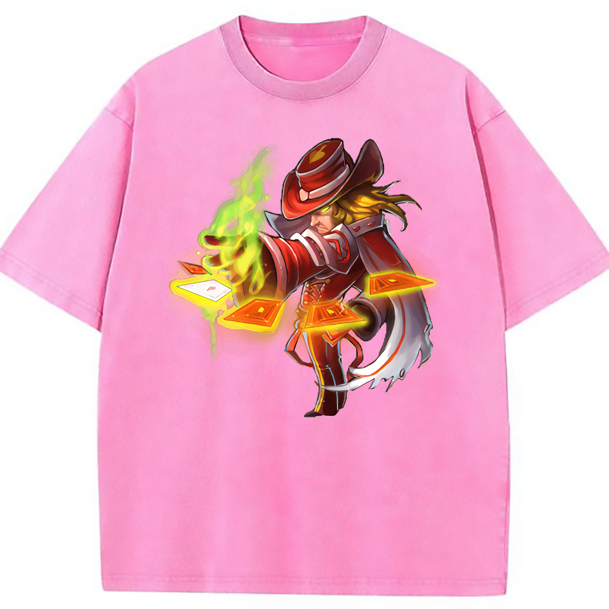 （画像用） リーグ・オブ・レジェンド League of Legends LOL 綿100% ヴィンテージ風 半袖Tシャツ（フロントプリント）